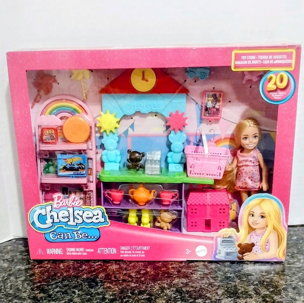 Barbie Chelsea 20 piece  Toy Set - Pink